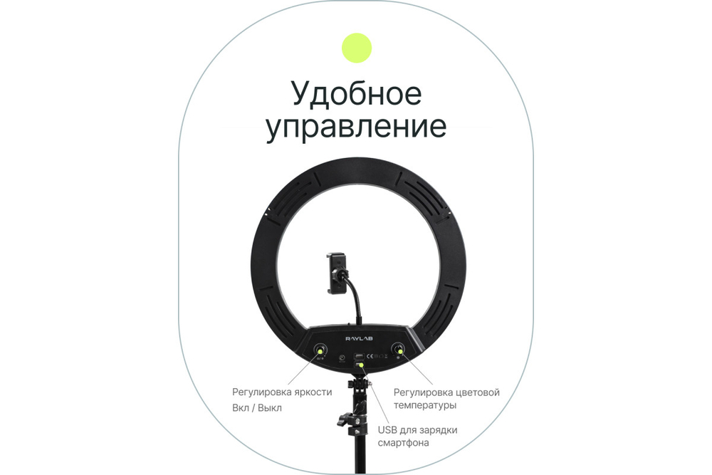 Светодиодный осветитель Raylab RL-0114 Kit кольцевой