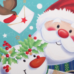 Пакет подарочный «Веселый Дедушка Мороз» 41,5*53*15,5 см, микс