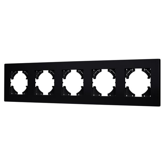 Рамка пластиковая FRM-PERIO-PL-5-BK Arlight 049763