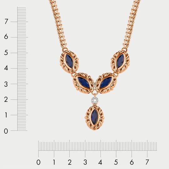 Колье золотое