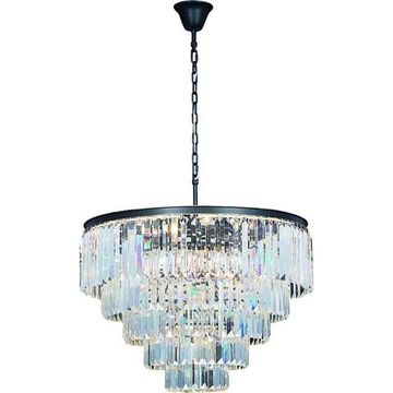 Люстра 3001/01 LM-13 чёрно-золотой Nova Divinare