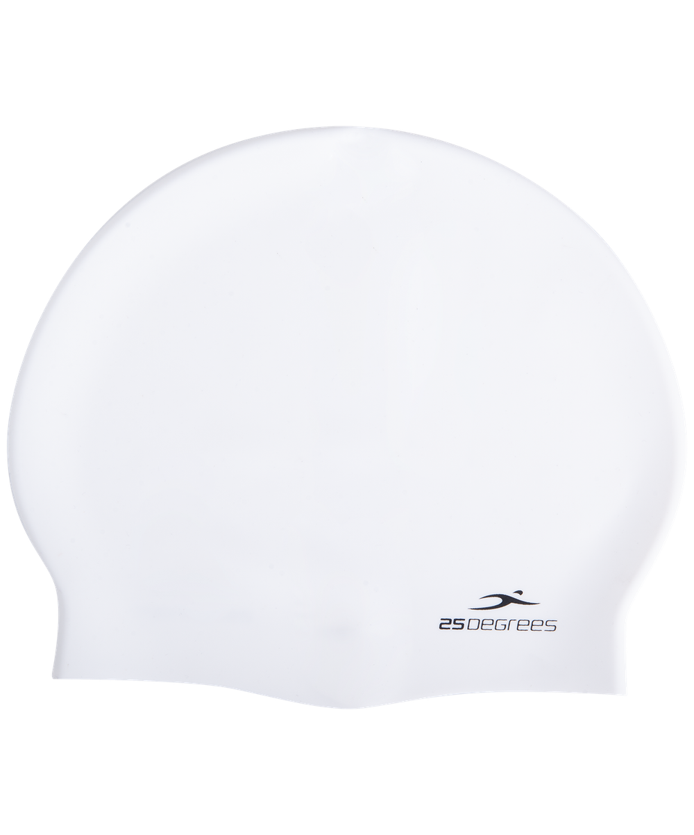 Шапочка для плавания Nuance White, силикон