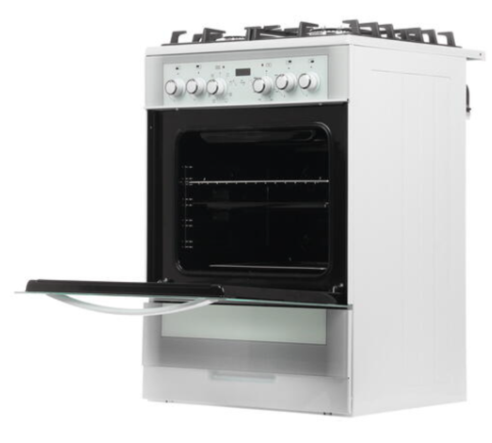 Плита газовая GEFEST ПГЭ 6502-03 0242 (бел.с раст рис)