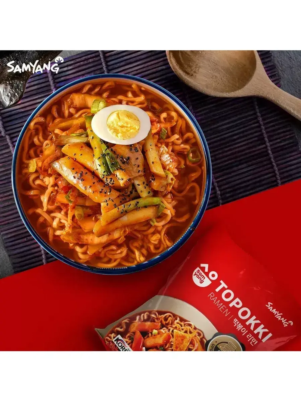Лапша Samyang Topokki Ramen с соусом Токпокки 80 г