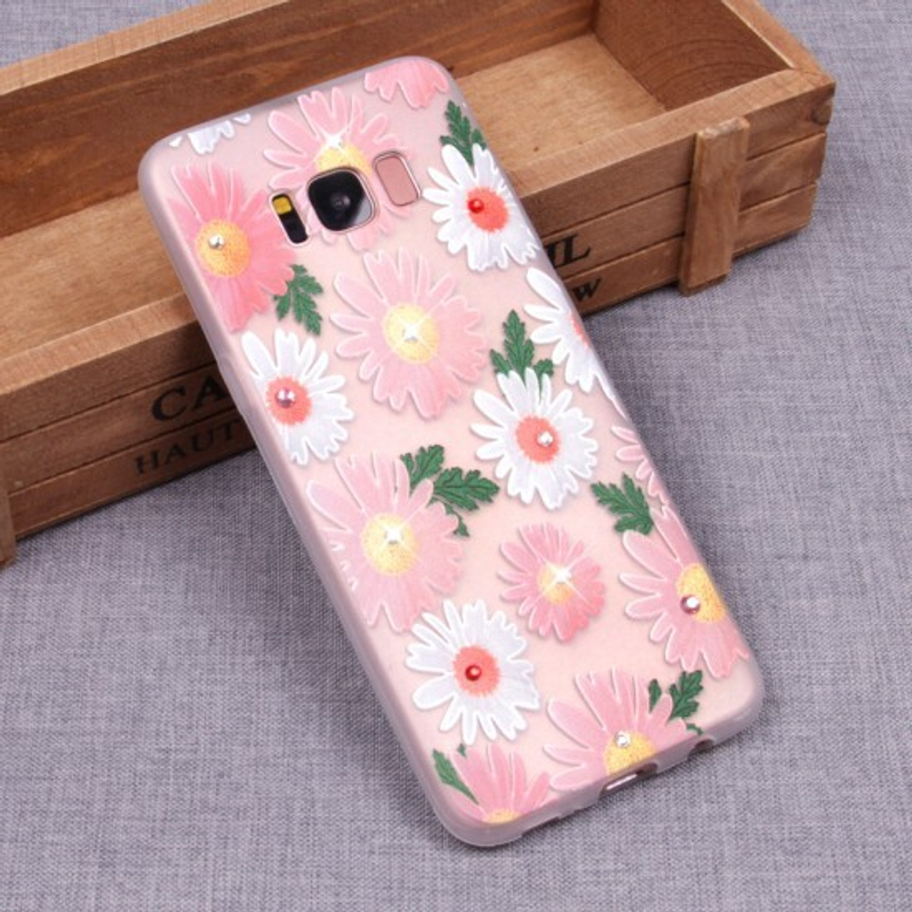 Матовый чехол со стразами для Samsung Galaxy S8, 009651