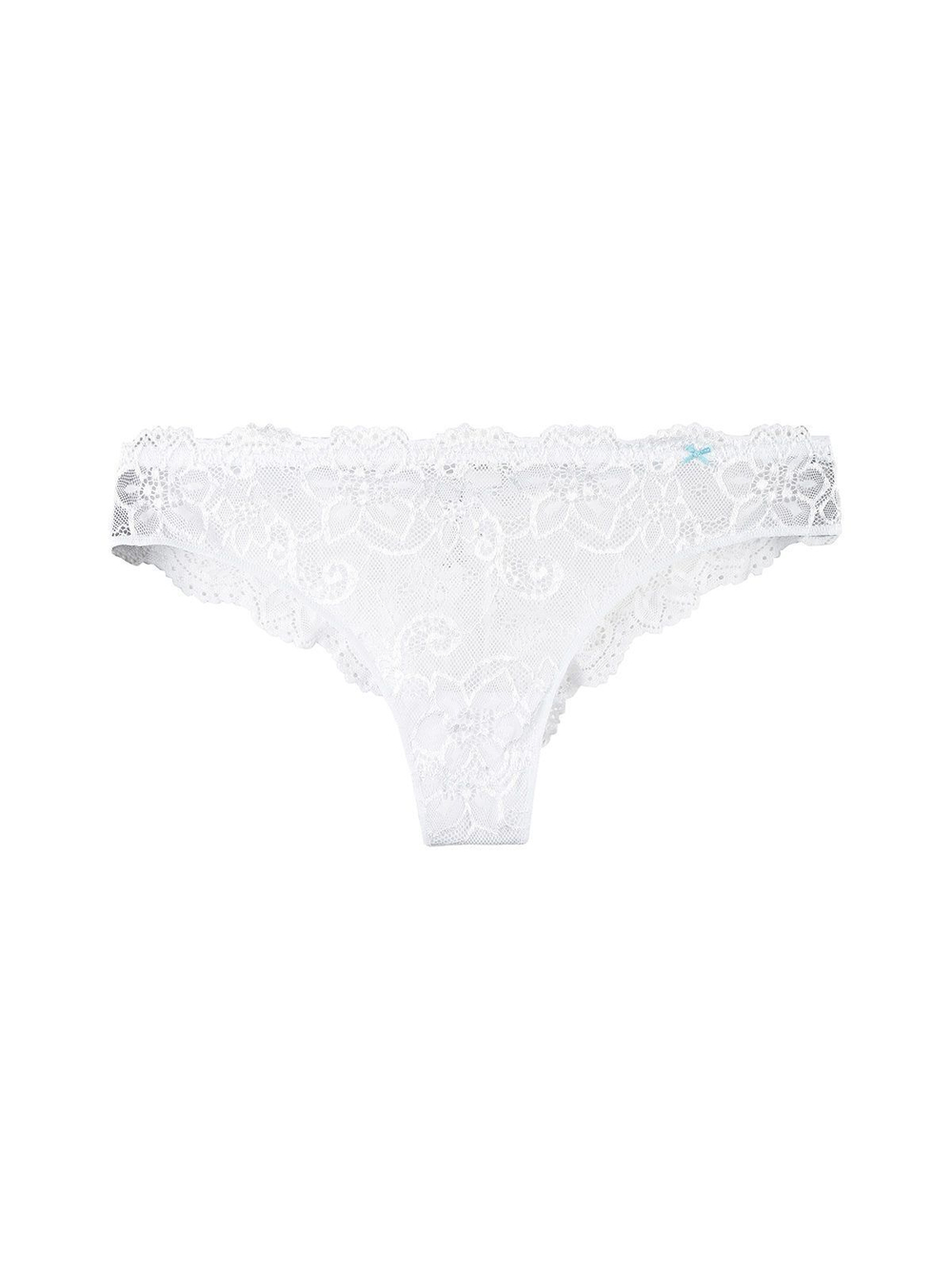 Трусики-бразилиана со средней линией талии Rumba Pizzo (Размер: 4 размер) (Цвет: белый)