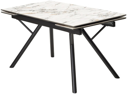 Стол М-City DISAUR Либерти 180 Ледяной Нефрит (Cold Jade), керамика, Черный каркас