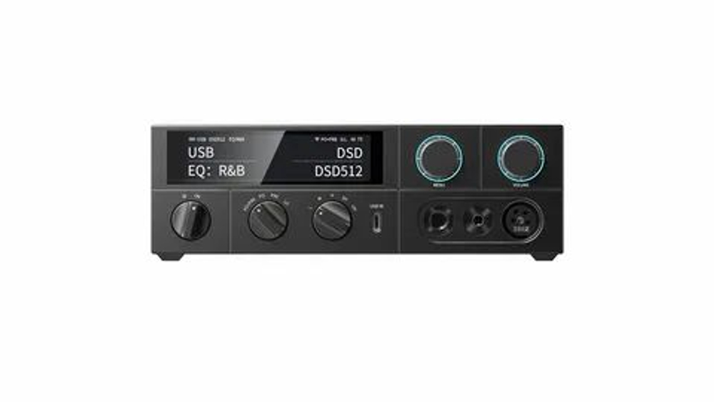 Усилитель-ЦАП FIIO K15 (F4162K) Black для наушников, настольный