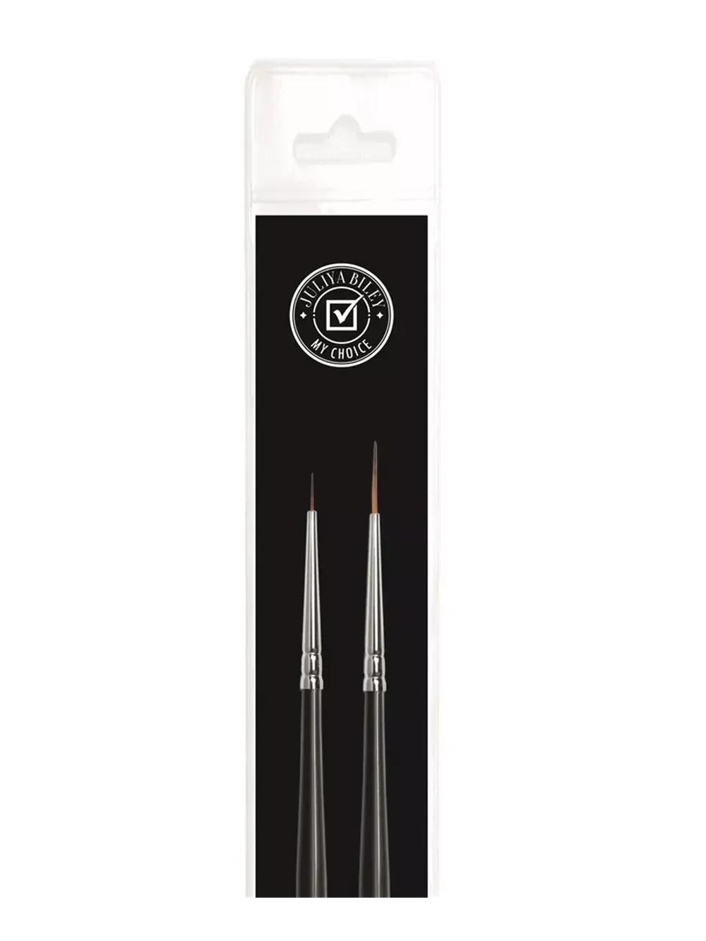 Набор кистей Ju. Bilej №12 "Тонкий завиток" 10/0, 5/0
