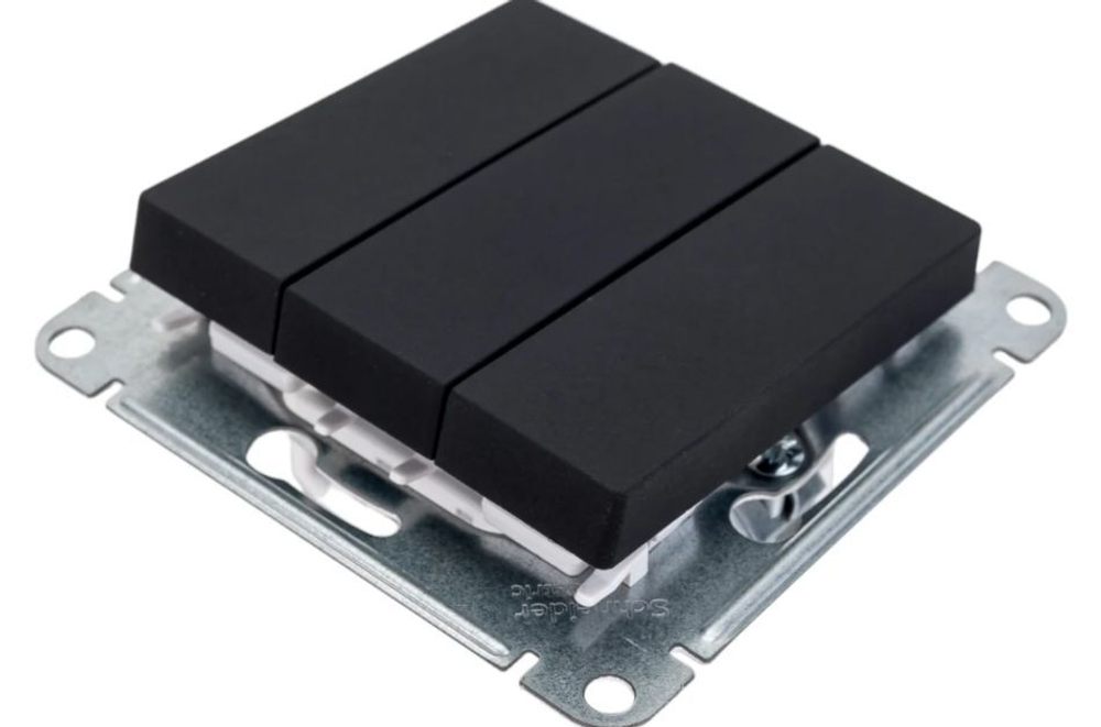 Выключатель 1-кл Schneider Electric Atlas Design карбон ATN001011