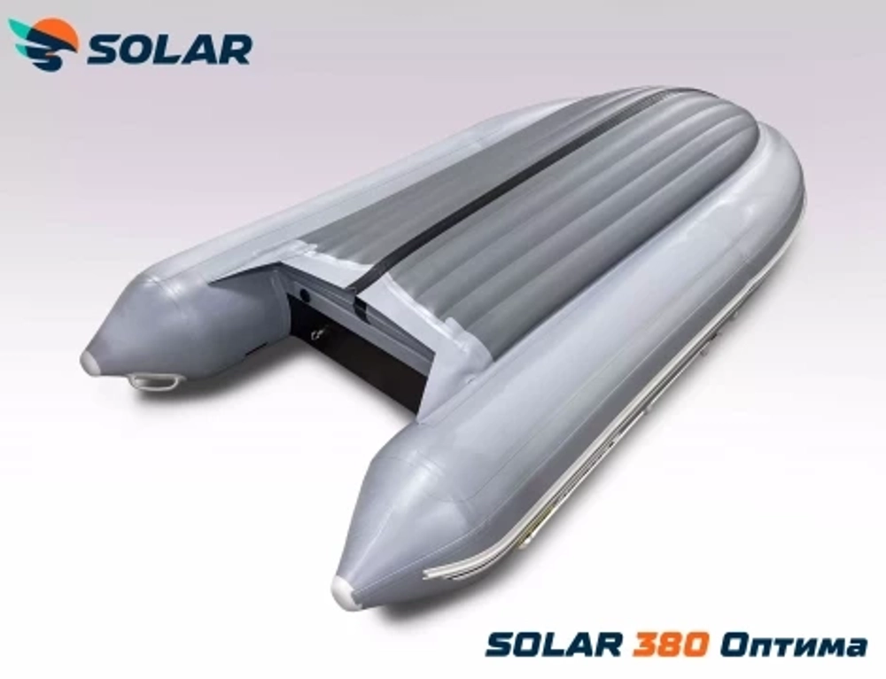 Лодка надувная моторная solar-380 к (оптима)