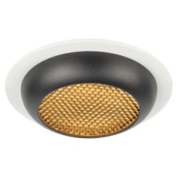 Встраиваемый светильник под лампу GX53 ЭРА KL111 WH/BK белый/черный матовый | Встраиваемые светильники Для ламп GX53