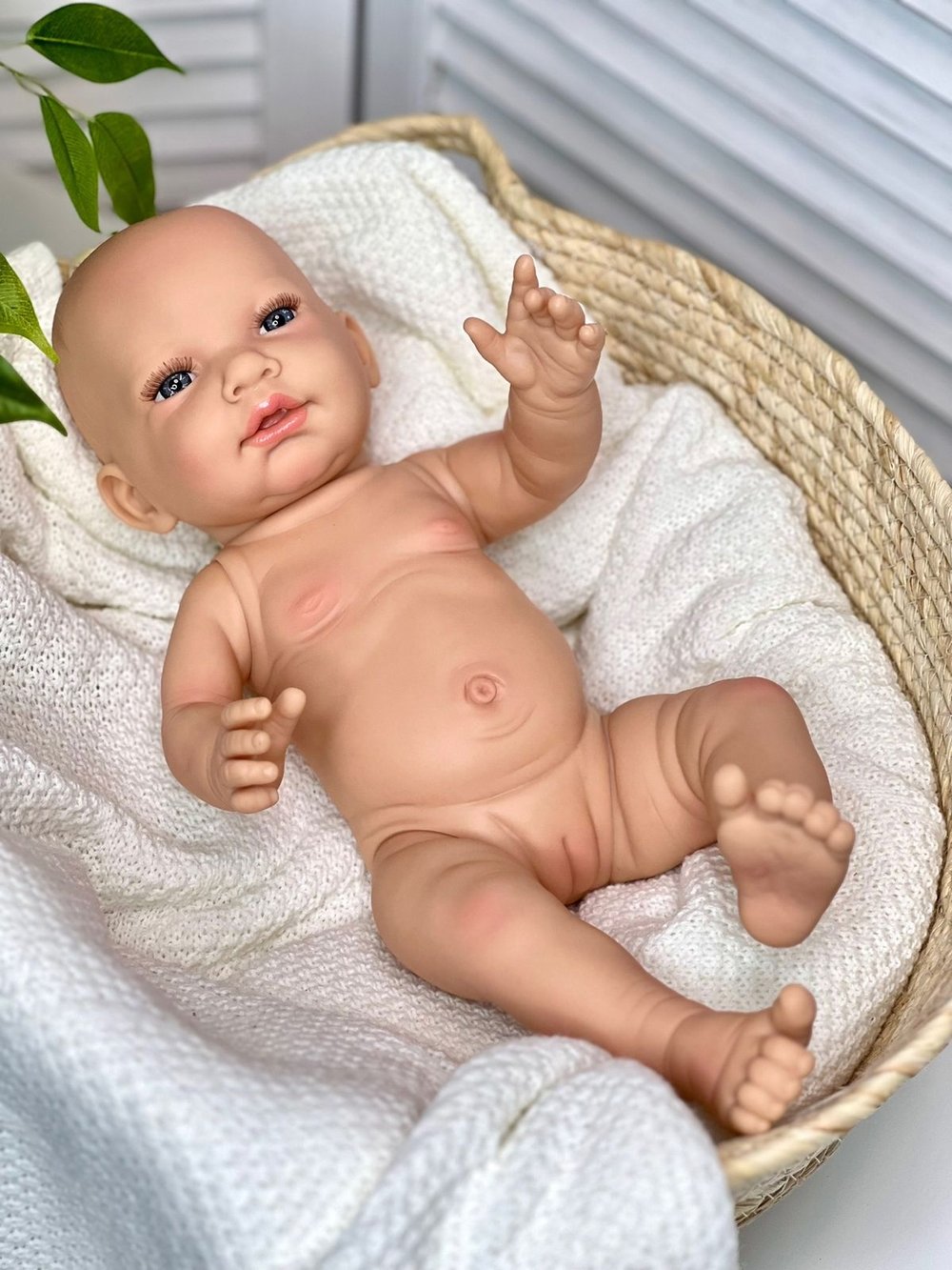 Кукла Marina and Pau 45cм Recien Nacido, виниловая в пакете (M1645K)