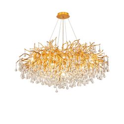 Подвесная Люстра Droplet Chandelier Circle D80 By Imperiumloft