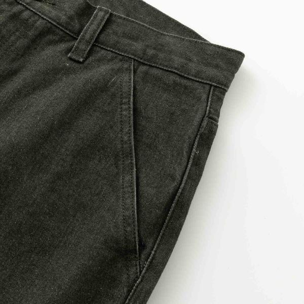 Джинсы Nineties темно-зеленые - фото 6