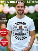 Футболка на День рождения