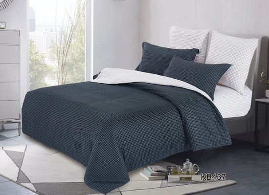 Полуторный комплект постельного белья Diva Afrodita, Арт.KB437, Сатин люкс, 70*70 см-2 шт.