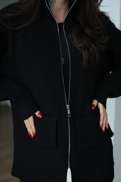 Кардиган на молнии