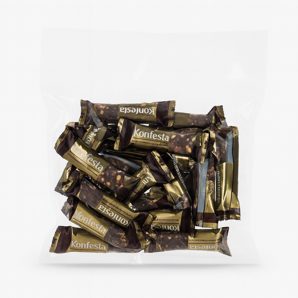 Конфеты KONFESTA глазированные с шоколадно-ореховой начинкой 500 гр