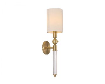 Бра 1*E14 3541/A brass new без абажуров латунь LINDA Newport