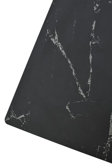 Стол FONDI 180 MARBLES NERO KL-116 Черный мрамор матовый, итальянская керамика/ черный каркас