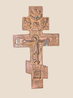Малый киотный крест "Распятия Христова" старообрядческий
