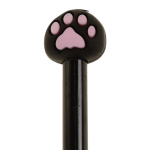 Ручка шарик. 0.7мм. "Коты-лапки" синяя, смен.стержень 125мм, цветн.корп, 2 диз. в ассорт. (Mazari)