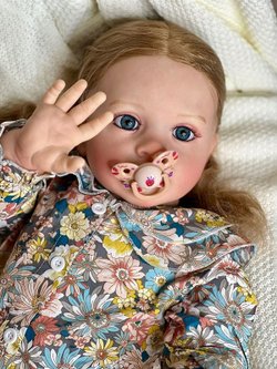 Кукла Реборн мягконабивная 65см в пакете (FA-512)