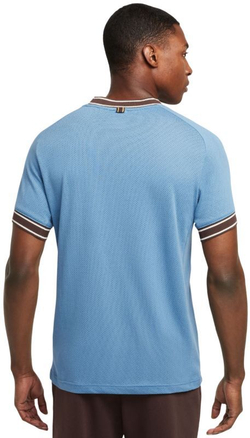 Мужская теннисная футболка Nike Court Heritage Tennis - небесный