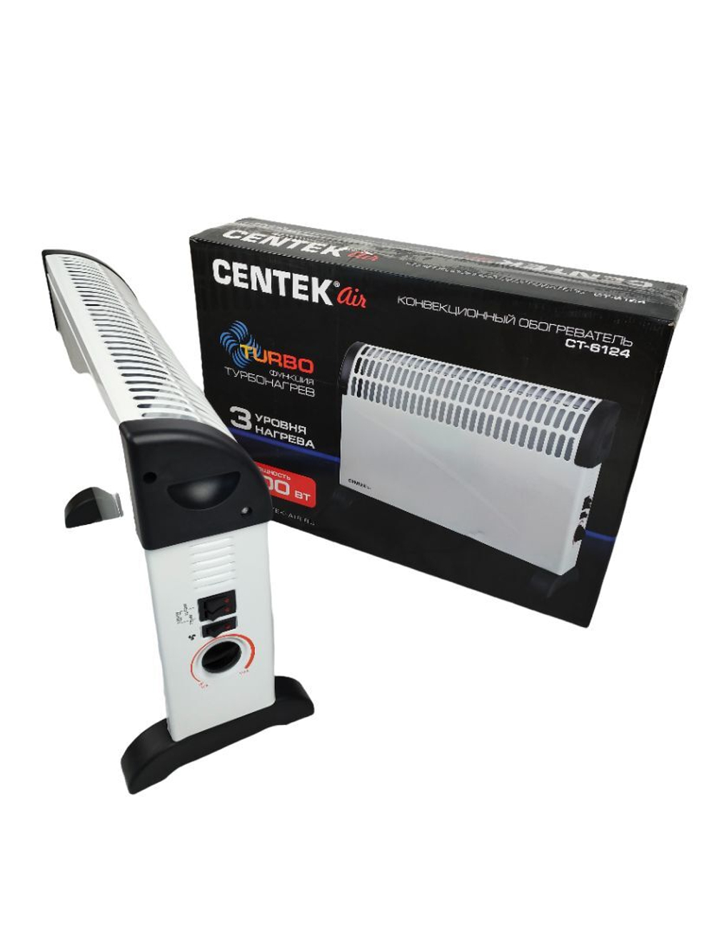 Конвектор электрический Centek CT-6124, белый (напольный и настенный)