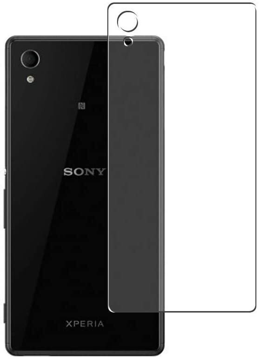 Заднее защитное стекло ROSCO для Sony Xperia M4 Aqua оптом (арт. M4A-BACK-GLASS)