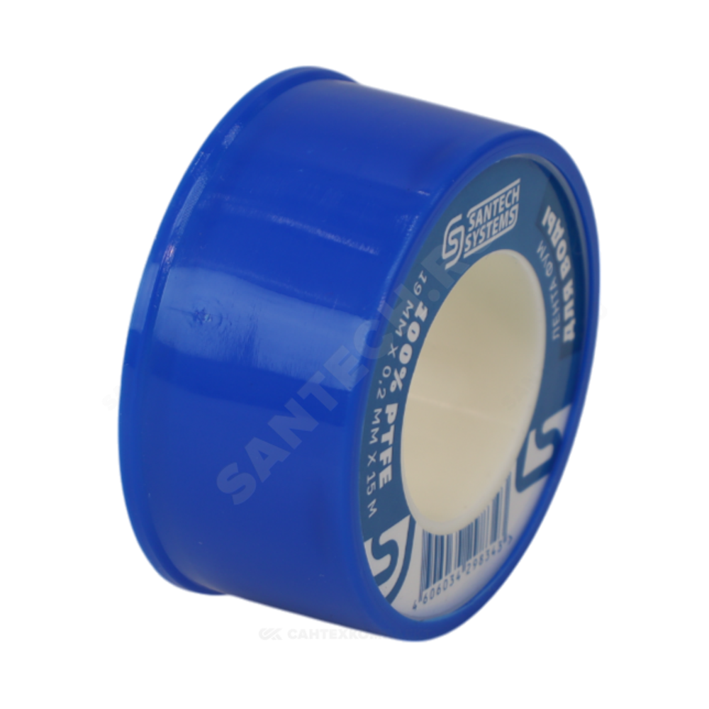 Лента ФУМ PTFE 19ммх0,2ммх15м катушка среда: вода SantechSystems