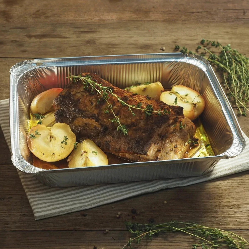 Алюминиевая форма L-край - 322 х 255 х 51 мм, 3180 мл (25шт)