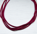 ТЗ011НН1 Трунцал (канитель) фигурный "зигзаг", цвет: вишневый, размер: 1,5 мм, 5 гр.