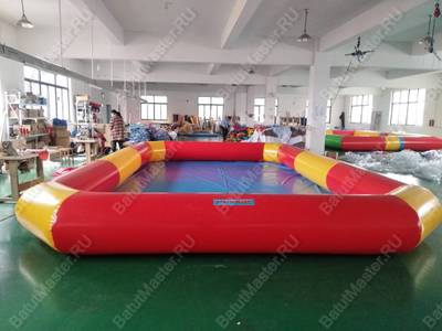 Прямоугольный надувной бассейн "Полосатик" 8*5*0.65 м