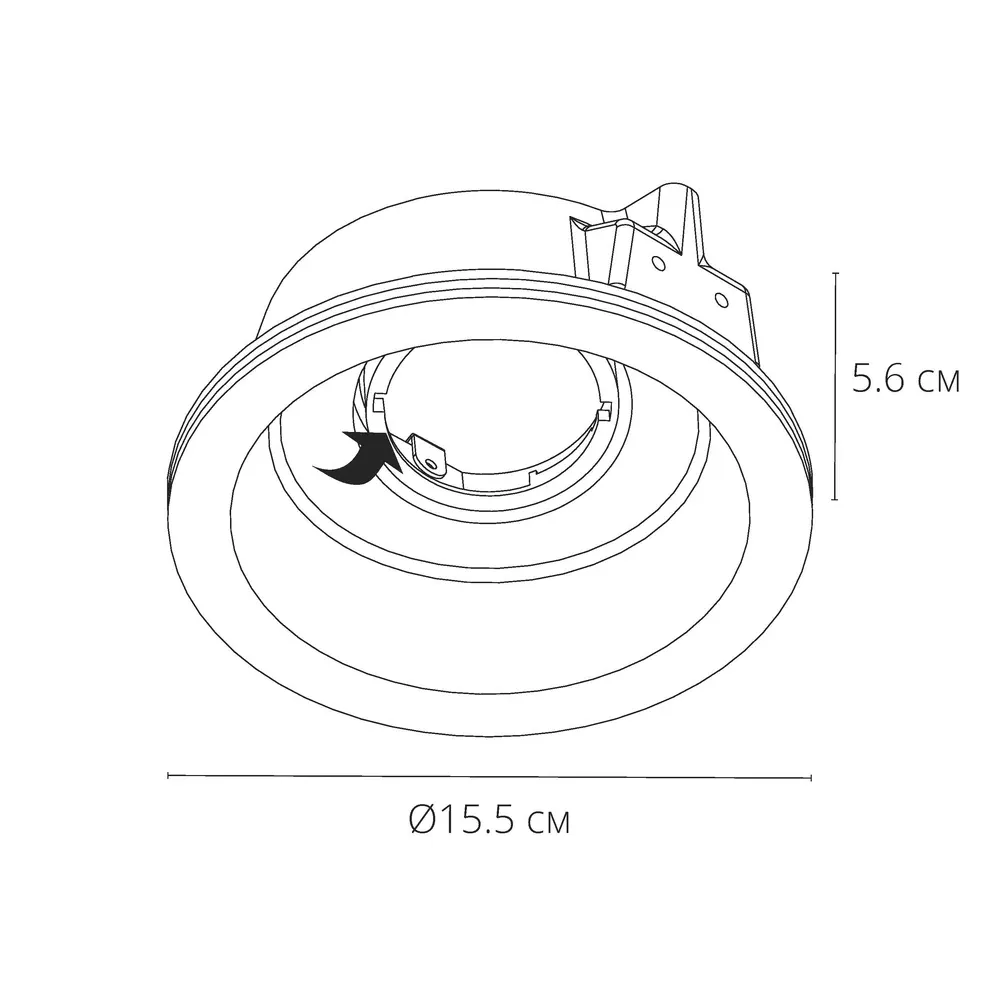 Точечный встраиваемый светильник Arte Lamp INVISIBLE