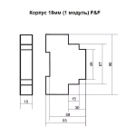 Указатель напряжения (вольтметр) WNC-1 1-фазн. 80-500В F&F
