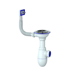 Сифон Unicorn B410 3 1/2х40 с прямоугольным переливом 533277