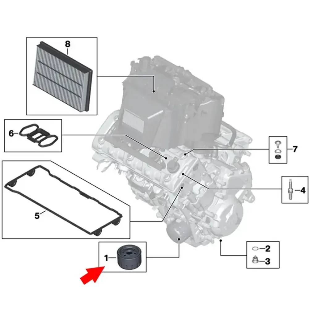BMW 11427721779 Фильтр масляный
