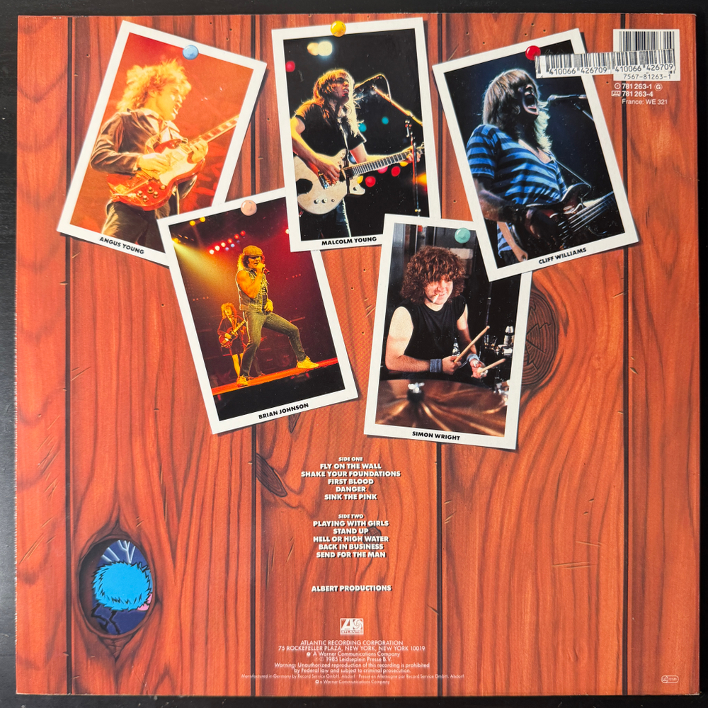 Виниловая пластинка AC/DC - Fly On The Wall LP