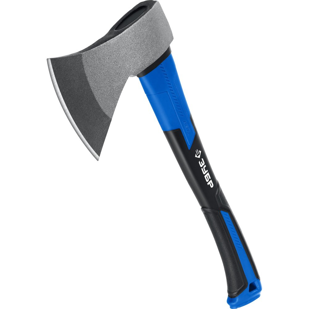 Топор 1200/1380гр ЗУБР Фибергласс кованый с двухкомпонентной пластиковой ручкой Профессионал