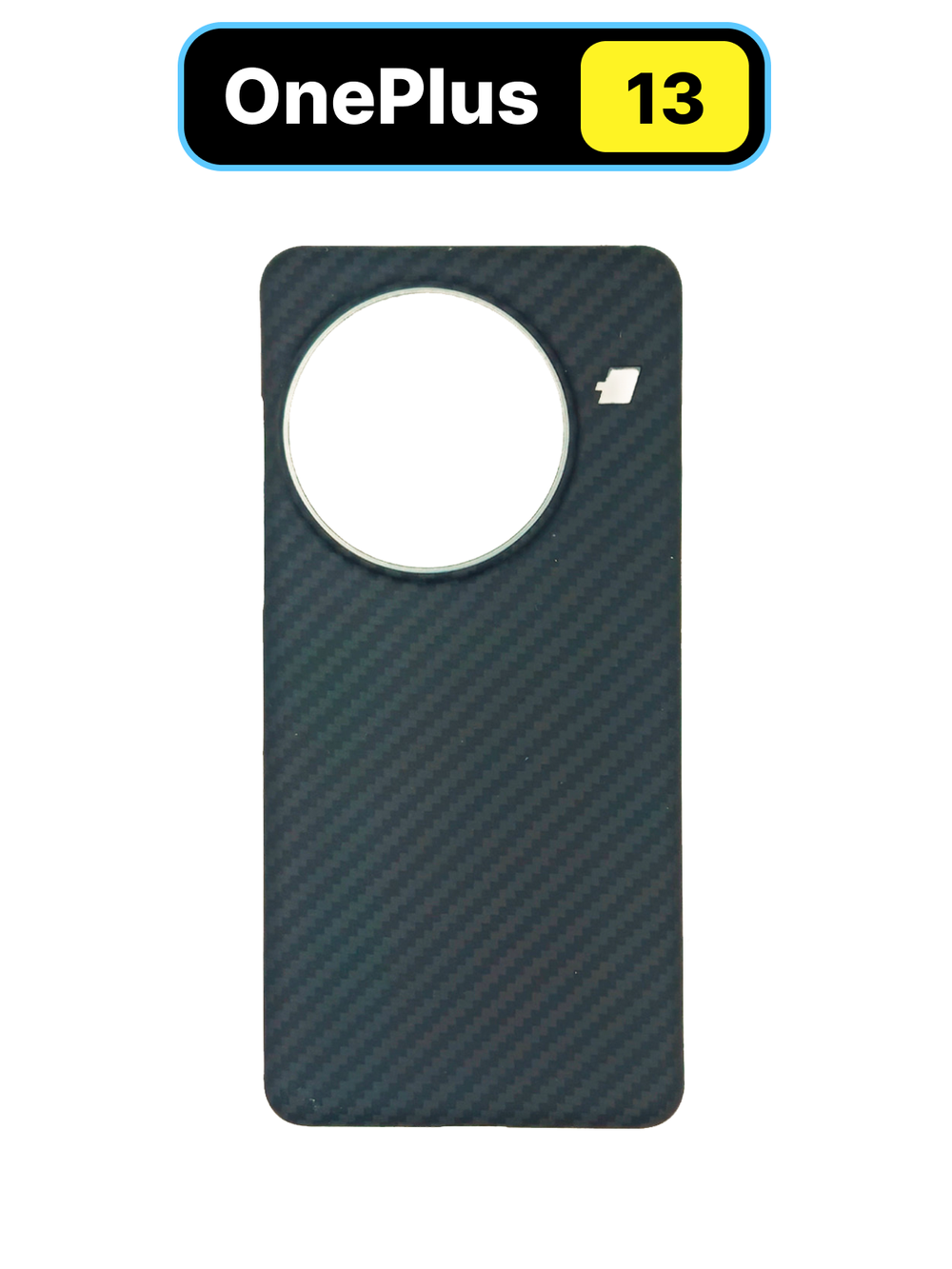 Карбоновый чехол MosSeller для OnePlus 13 с Магсейф, черный