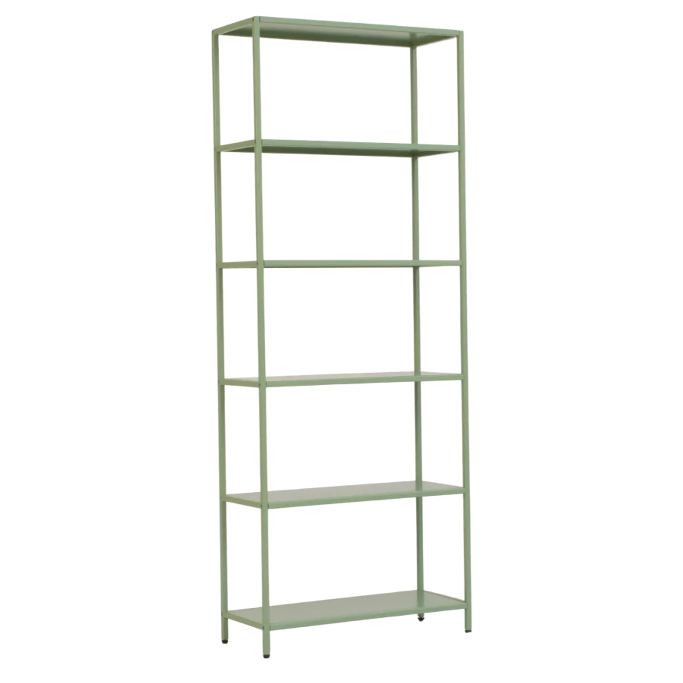 Стеллаж металлический 155х60х25, зеленый