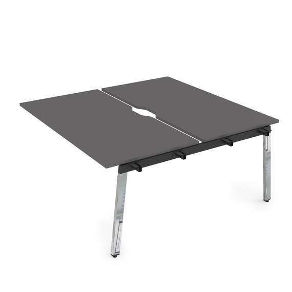 10БДСВ.285 Стол системы БЕНЧ, сдвоенный, на 2 рабочих места - средний (1800*1635*750)