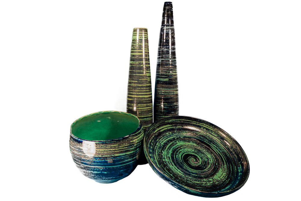 Элитная ваза декоративная керамическая Maelstrom от S. Bernardo из Португалии