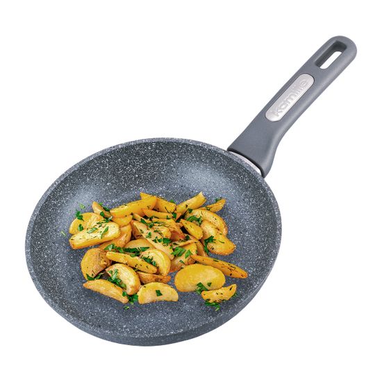Сковорода 22 см. из литого алюминия Kamille KM 4286GR с мраморным покрытием