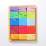 Деревянные кубики "Набор строительных блоков", 30 деталей