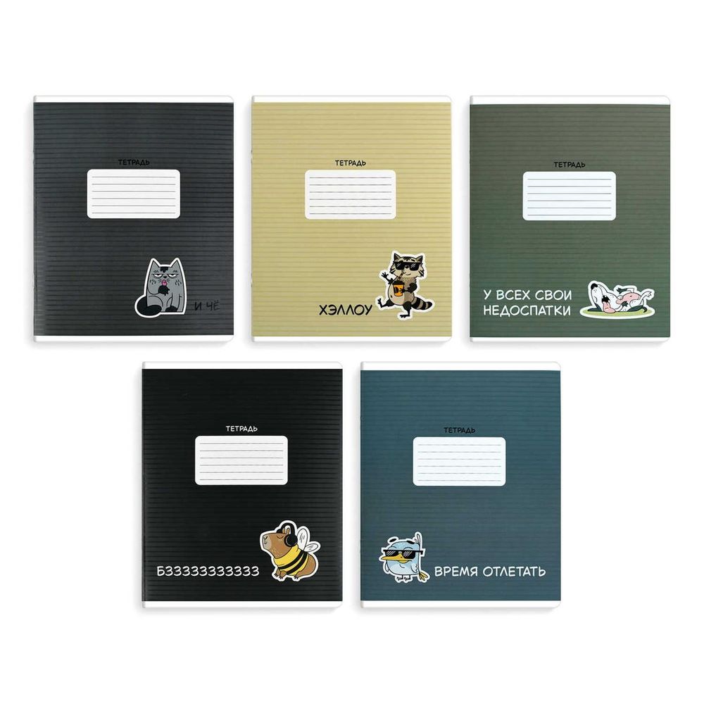 Тетрадь А5 18л. линия "Герои с характером" УФ-лак, мелов.картон, ассорти (Феникс+) Тетрадь А5 18л. линия "Герои с характером" УФ-лак, мелов.картон, ассорти (Феникс+)