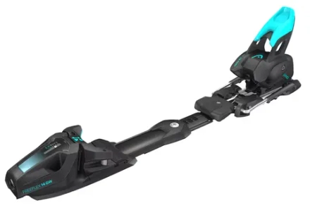 HEAD крепления горнолыжные 100907 FREEFLEX 14 GW BR 85 [D](крепления гл) matt black/speed blue