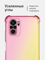 Чехол ROSCO для Xiaomi Redmi Note 10;Xiaomi Redmi Note 10S;Poco M5s оптом (арт. XM-RN10-HARD-TPU-PINK-GOLD)